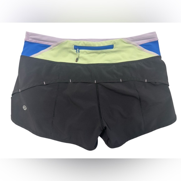 Lululemon Run: Speed Short *4-way Stretch in Black / Quilt Spring 14-23 - Picture 4 of 7